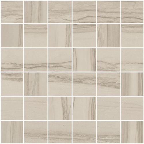 Silver in Taupe - Mosaic Tile