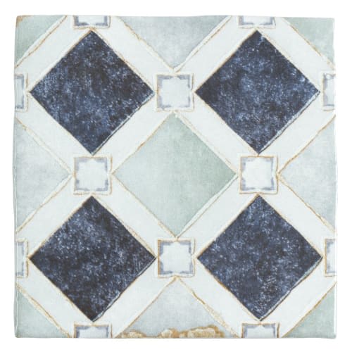 Moroccan Habitat in Moroccan Mix Azure Tile