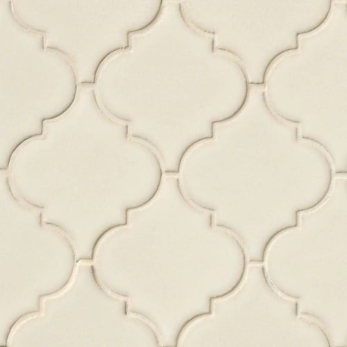 Highland Park in Antique White Arabesque Tile