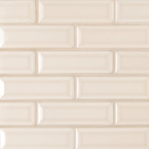 Highland Park in Antique White Beveled Tile