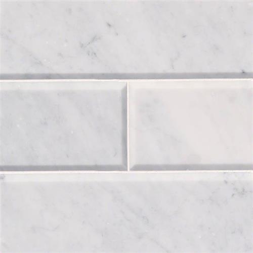 Arabescato Carrara in Arabescato Carrara - 4x12 Beveled Natural Stone