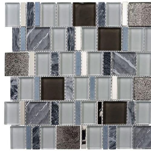 Academia Series in Evolution Grey Glass Tile