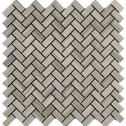 Athena Gris in Herringbone Natural Stone