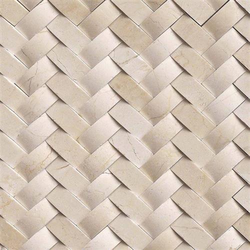 Crema Marfil in Crema Marfil - Archer Herringbone Natural Stone