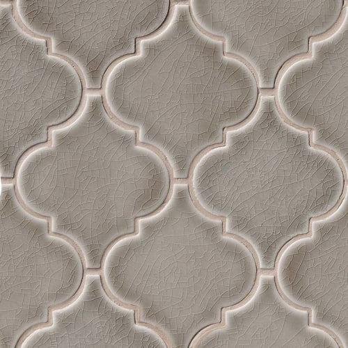 Highland Park in Dove Gray Arabesque Tile