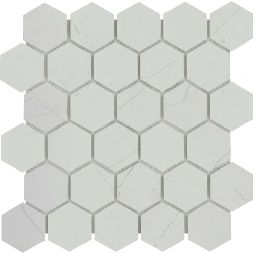 Solara in Cabrio-2" Hex Mosaic Tile