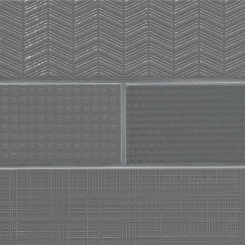 Urbano in Graphite 3d Mix Tile