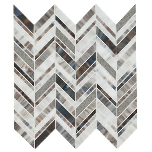 Stone Theory in Gem Chevron Tile