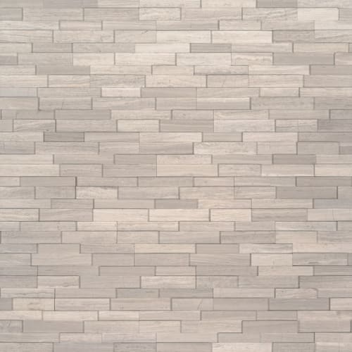 Rockmount Stacked Stone M-Series in White Oak 3d Natural Stone