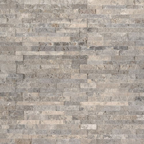 Rockmount Stacked Stone M-Series in Silver Travertine Natural Stone