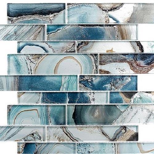 Magical Forest Series in Crystal Lagoon Glass Tile