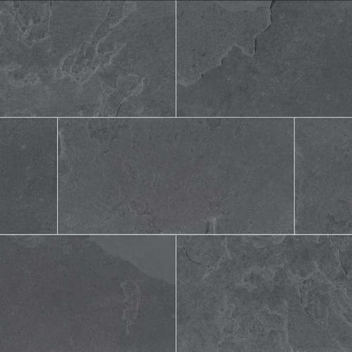 Montauk Black in Montauk Black - 12x24 Natural Stone