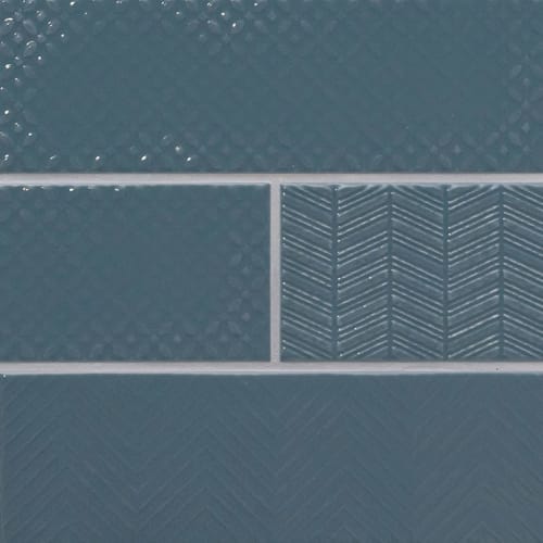 Urbano in Navy 3d Mix Tile