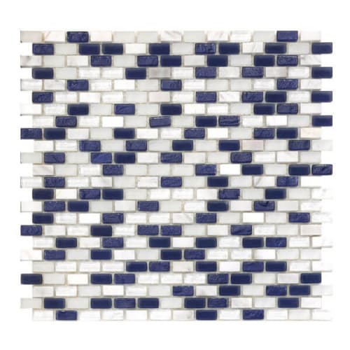 SoBe in Marine/Natural _Mini Brick Tile