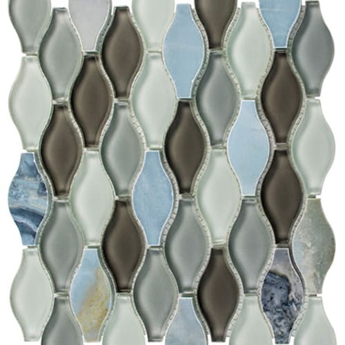 Seagull Collection in Polar Grey Glass Tile