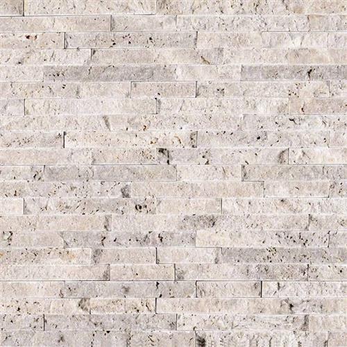 Silver Travertine in Silver Travertine - Splitface Natural Stone