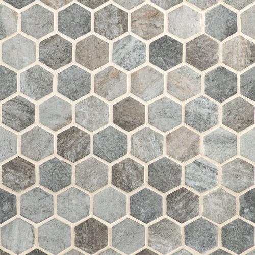 Stonella in Hexagon Glass Tile