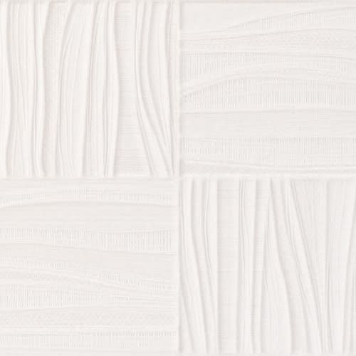 Sparkle in Woven White 12" X 39" Tile