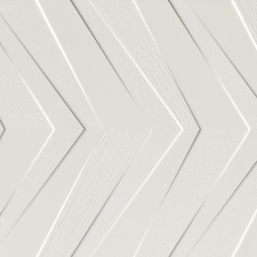 Synergy in White Chevron 16" X 47" Tile