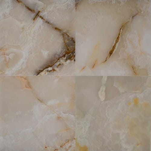 White Onyx in White-Cool Natural Stone