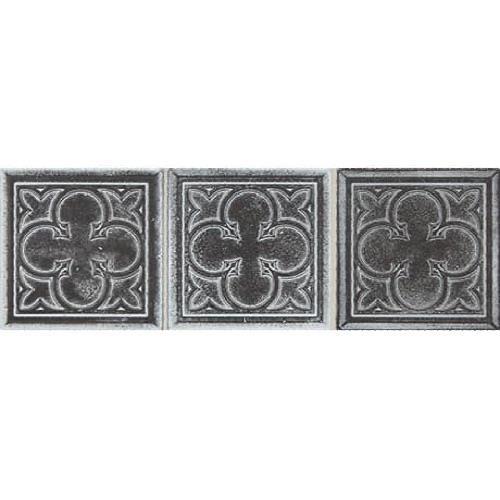 Vintage Metals in Whitewash Iron - Clover Metal Tile