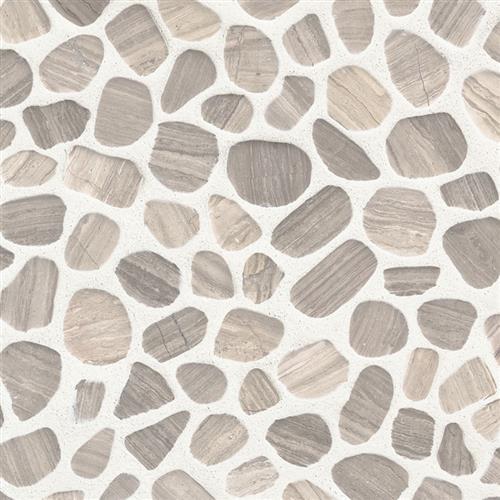 White Oak in White Oak - Pebble Natural Stone