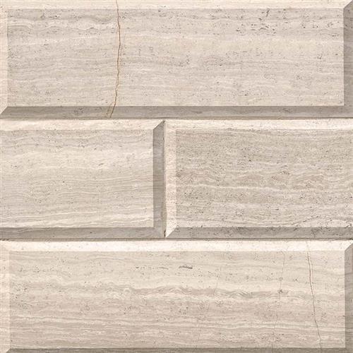 White Oak in White Oak - Subway 4x12 Beveled Natural Stone