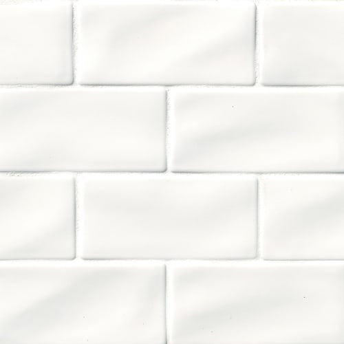 Highland Park in Whisper White 3x6 Tile