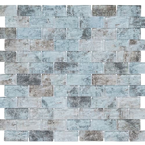 Wintour Castile Collection in Leeds Garden Brick Glass Tile