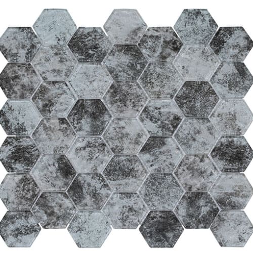 Wintour Castile Collection in Lancaster Dusk Hex Glass Tile