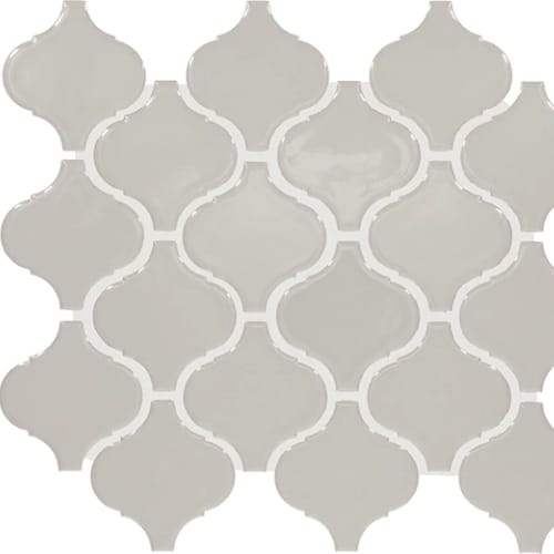 Color Wheel Retro in Desert Gray Arabesque Tile