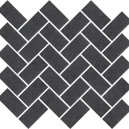 Absolute in Black - 1.5x3 Herringbone Mosaic Tile