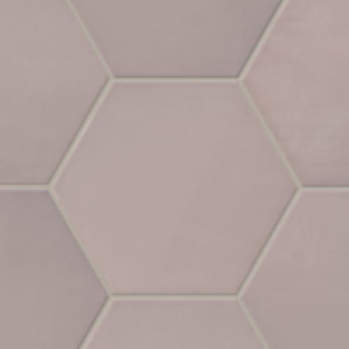 Kensington in Petal - 6in Hexagon Tile