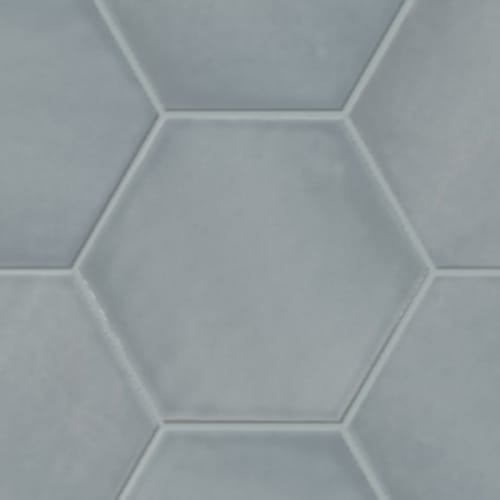 Kensington in Sterling - 6in Hexagon Tile