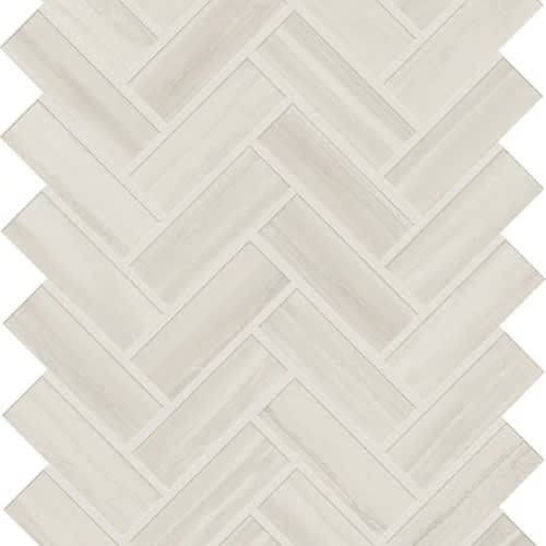 Core Fundamentals - Prime in White 1"x3" Herringbone Tile